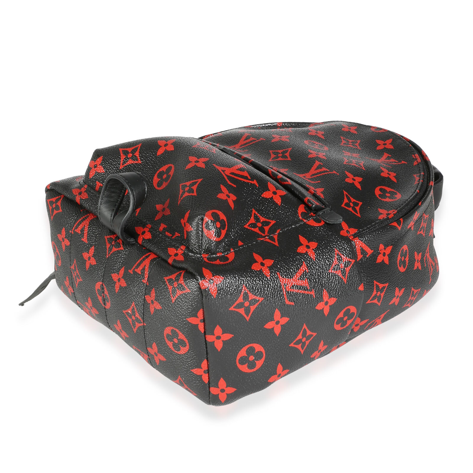 Louis Vuitton Monogram Classic Infrarouge Palm Springs PM Nero Rosso Tela Donna Zaino M41458