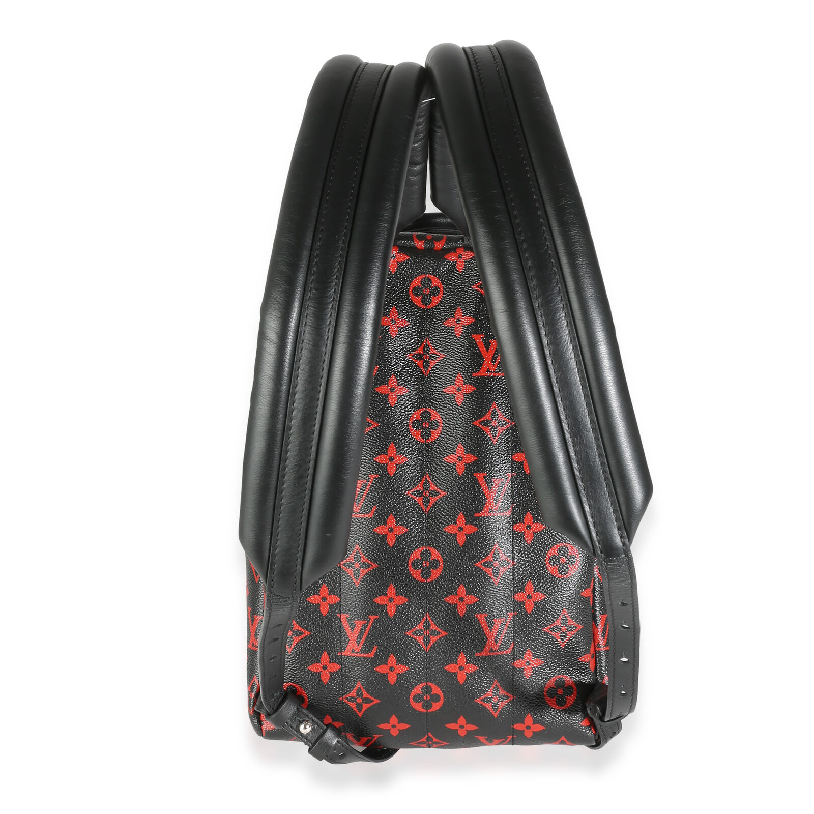 Louis Vuitton Monogram Classic Infrarouge Palm Springs PM Nero Rosso Tela Donna Zaino M41458