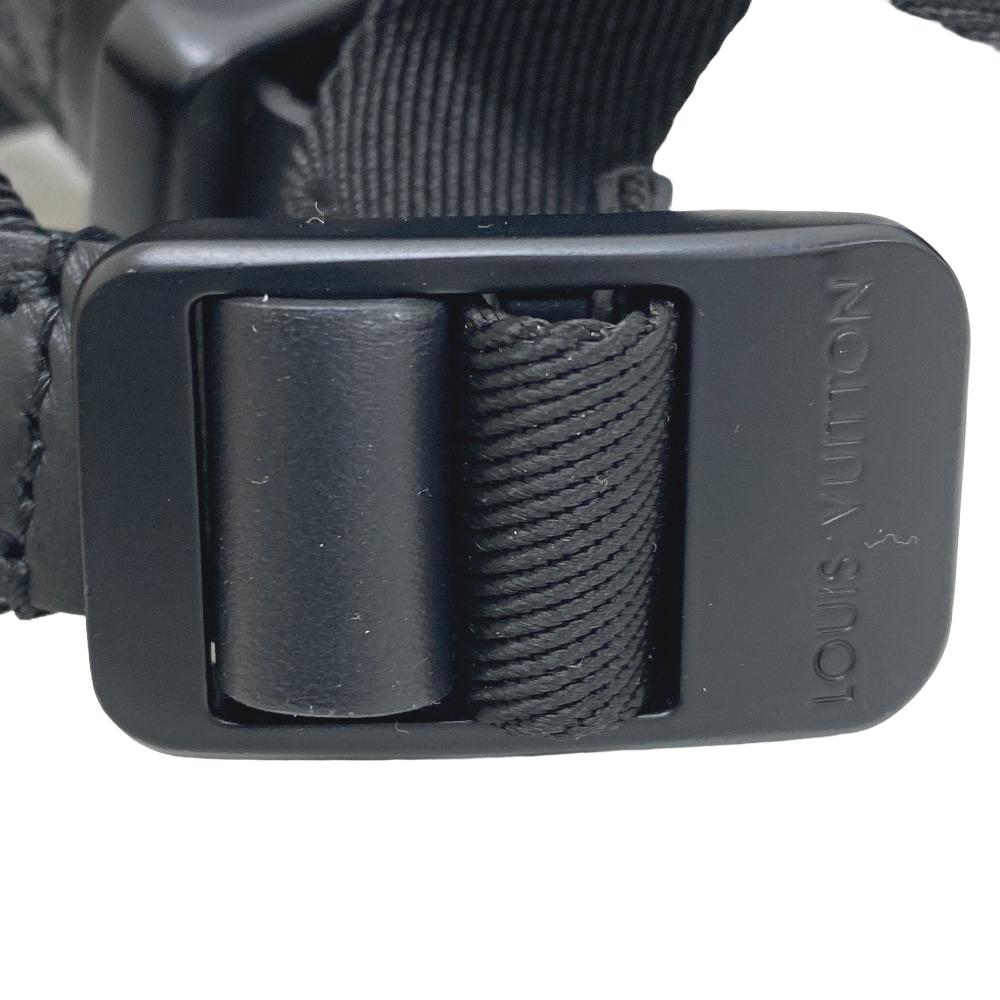 Louis Vuitton Soft Leather Aerogram MM Black Cowhide Men Takeoff Daypack M57079