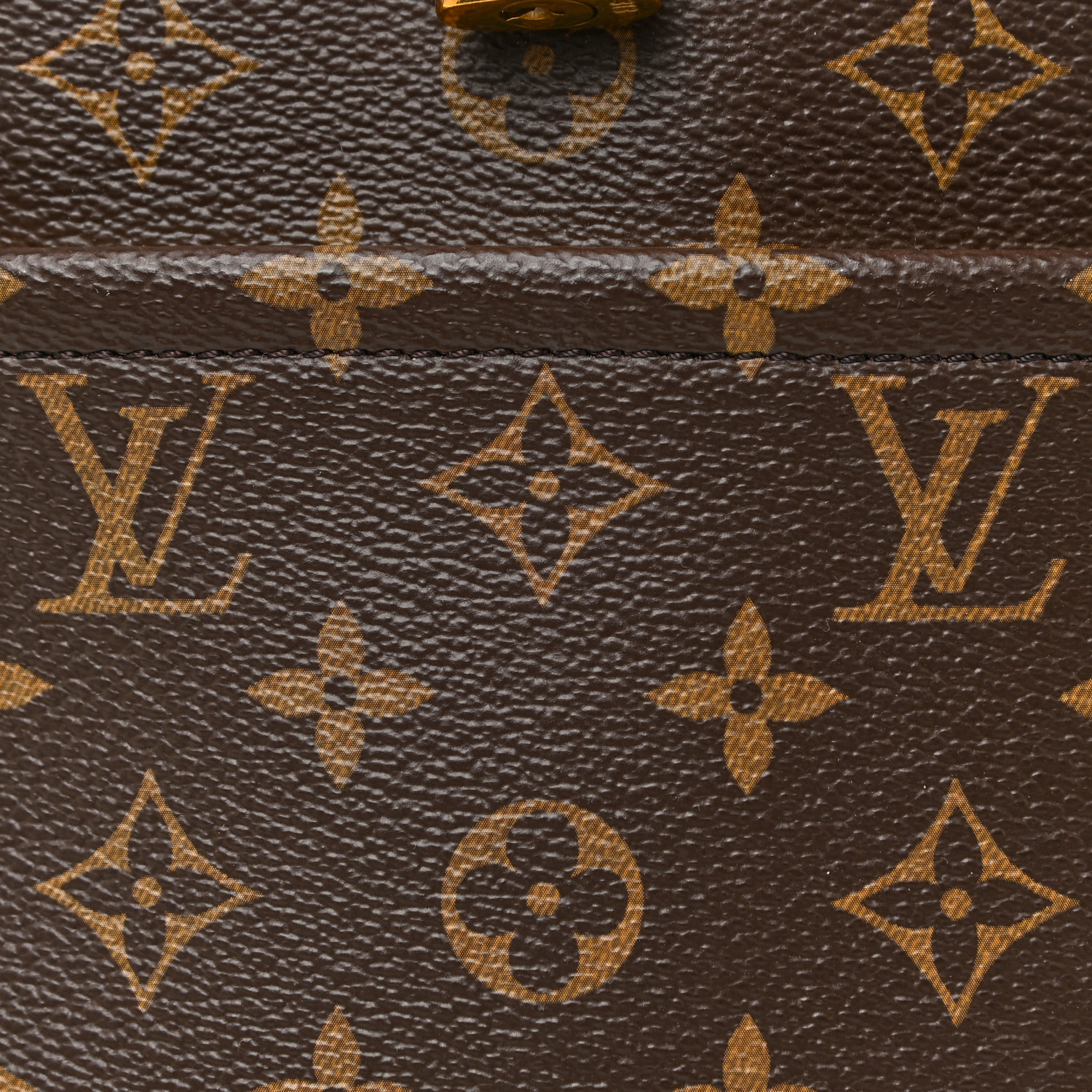 Louis Vuitton Monogram Classic Fashion PM Brown Canvas Women Tote Backpack M44677