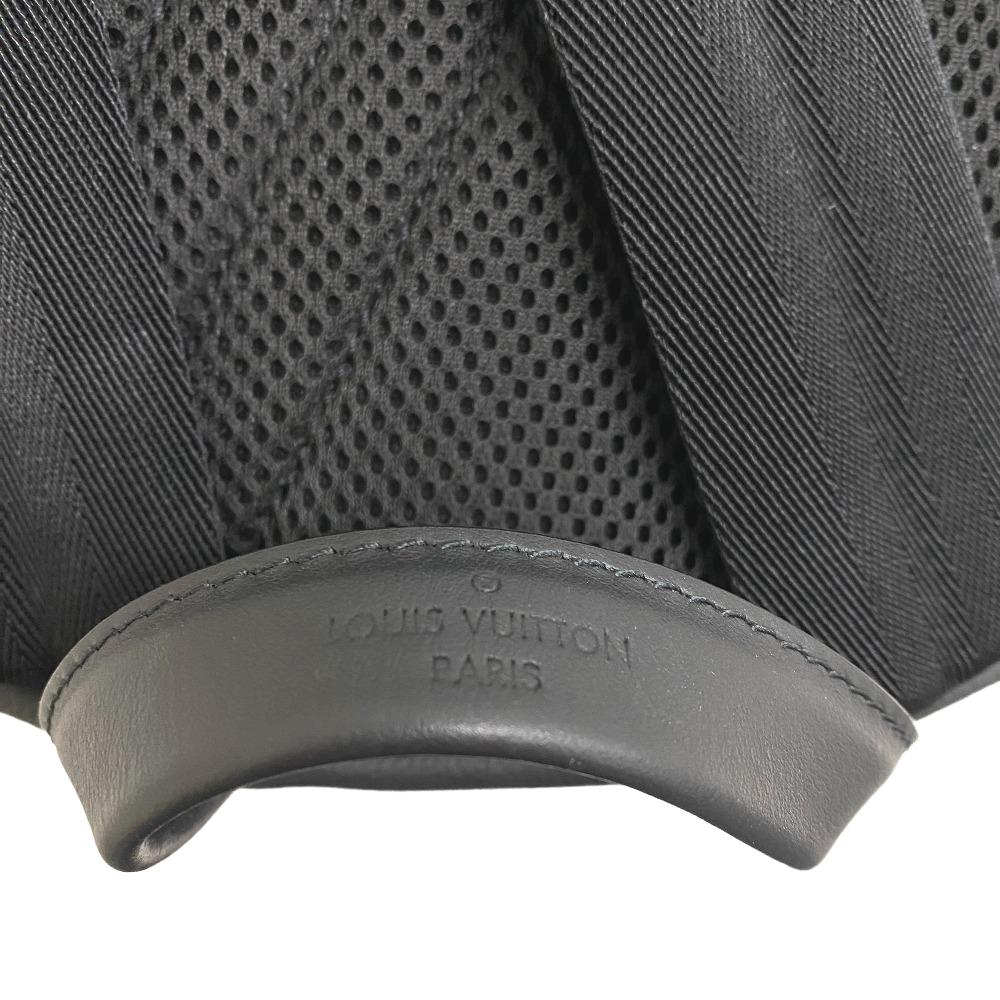 Louis Vuitton Soft Leather Aerogram MM Black Cowhide Men Takeoff Daypack M57079