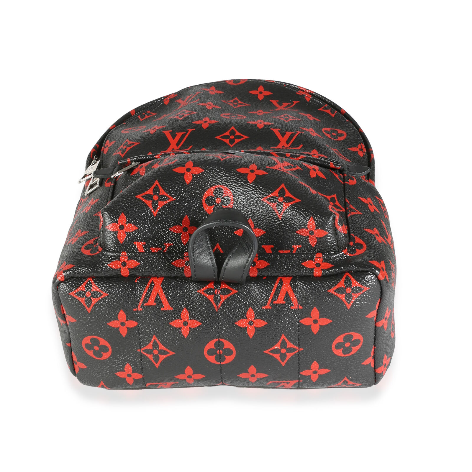 Louis Vuitton Monogram Classic Infrarouge Palm Springs PM Nero Rosso Tela Donna Zaino M41458