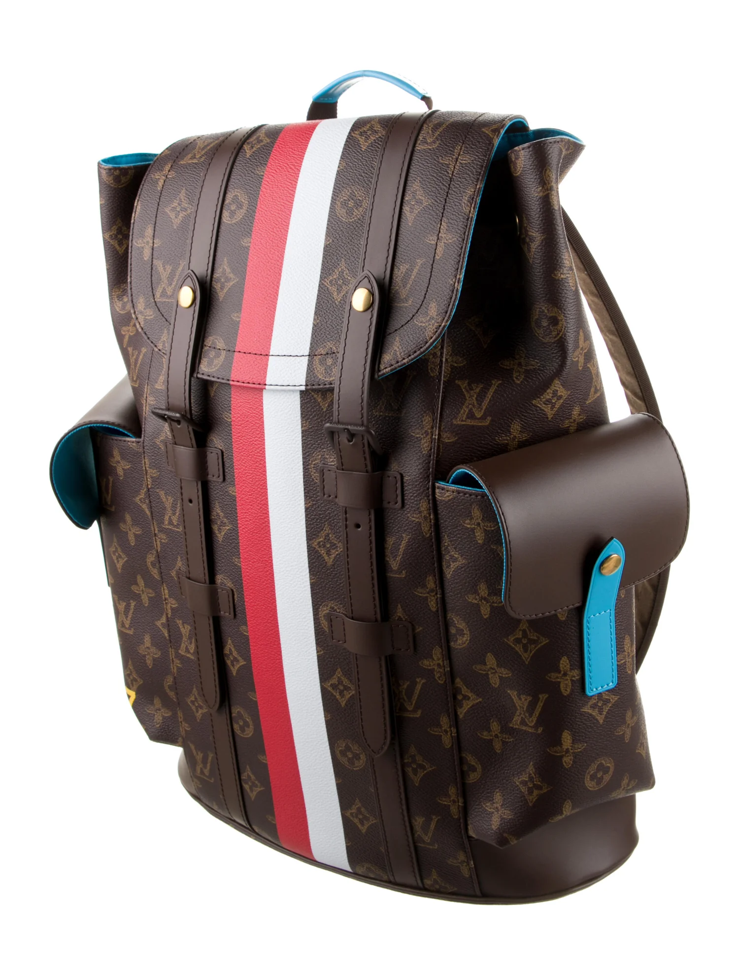 Louis Vuitton Christopher Classic PM Brown Canvas Men Daypack M59662