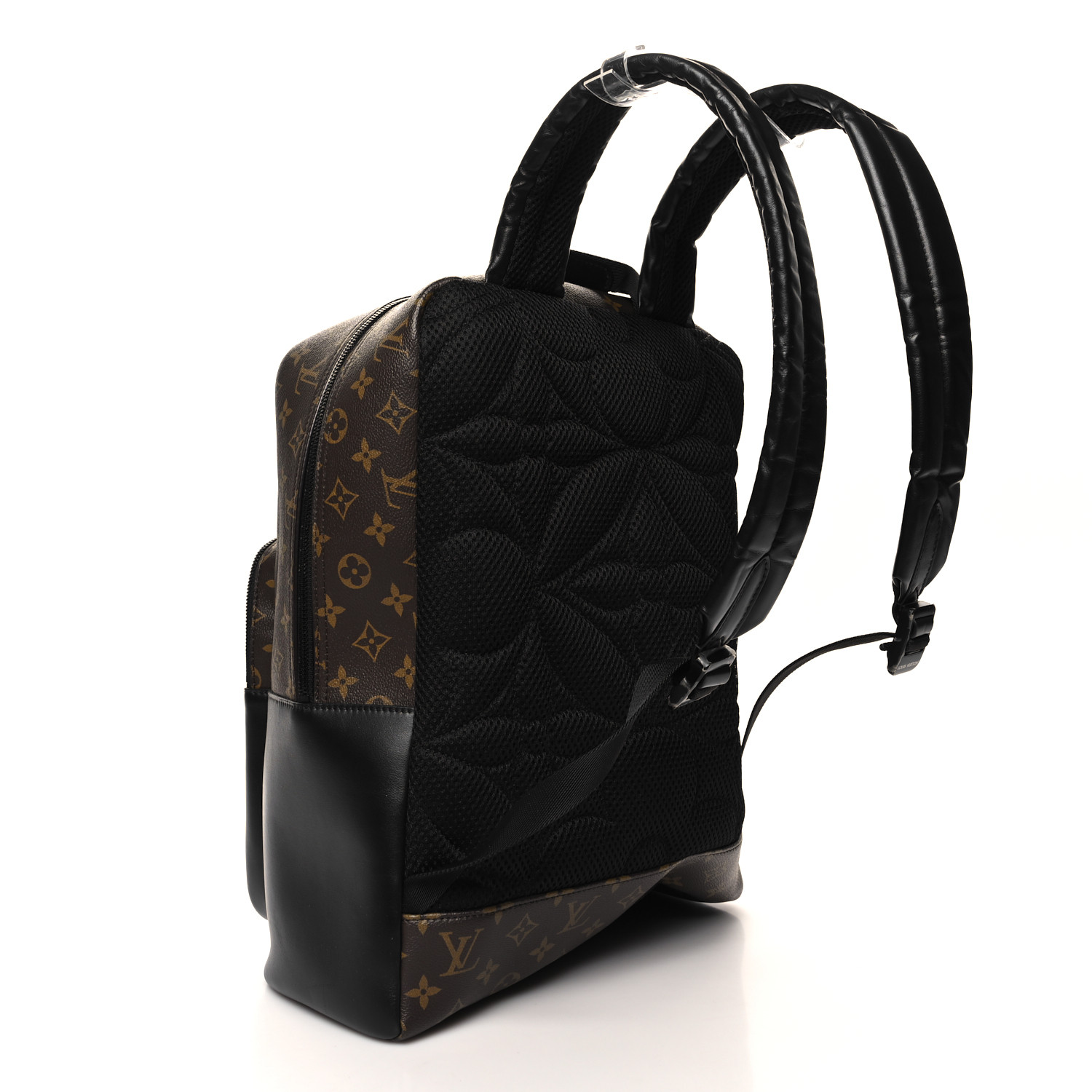 Louis Vuitton Monogram Macassar Dean MM Brown Canvas Unisex Daypack M45335