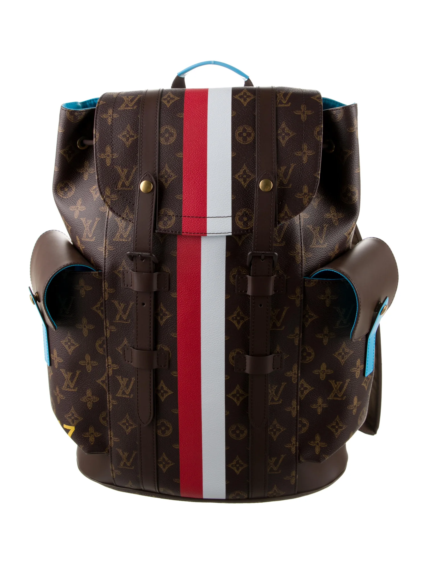 Louis Vuitton Christopher Classic PM Brown Canvas Men Daypack M59662