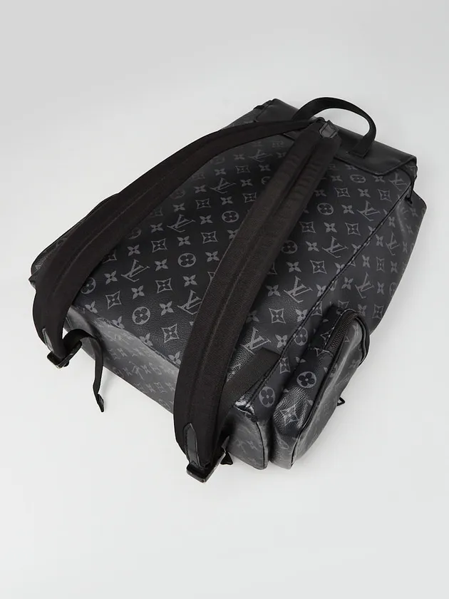 Louis Vuitton Monogram Classic Eclipse Trio MM Black Canvas Men Daypack M45538