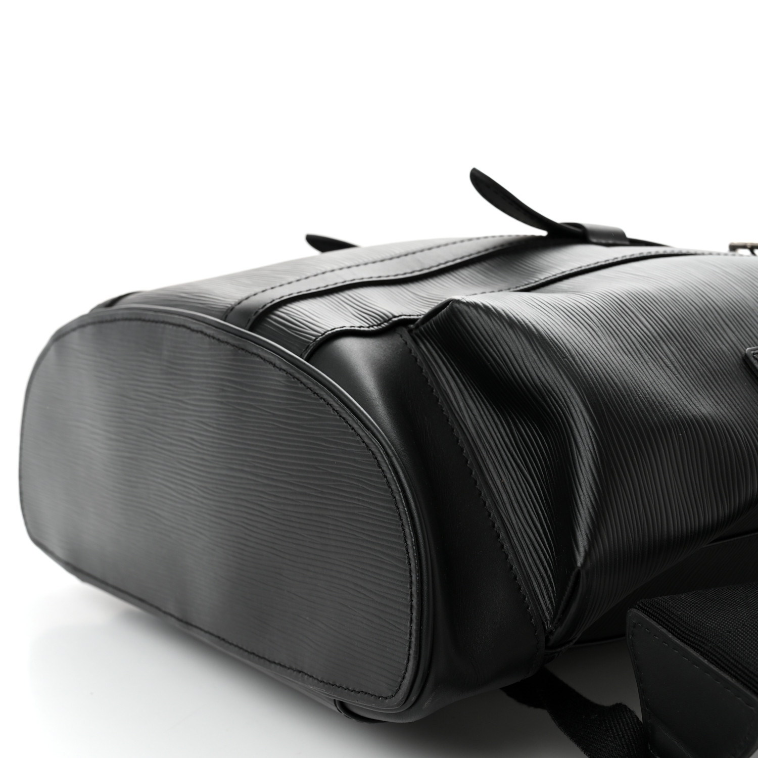 Louis Vuitton Christopher Elegant MM Black Epi Leather Men Daypack M50159