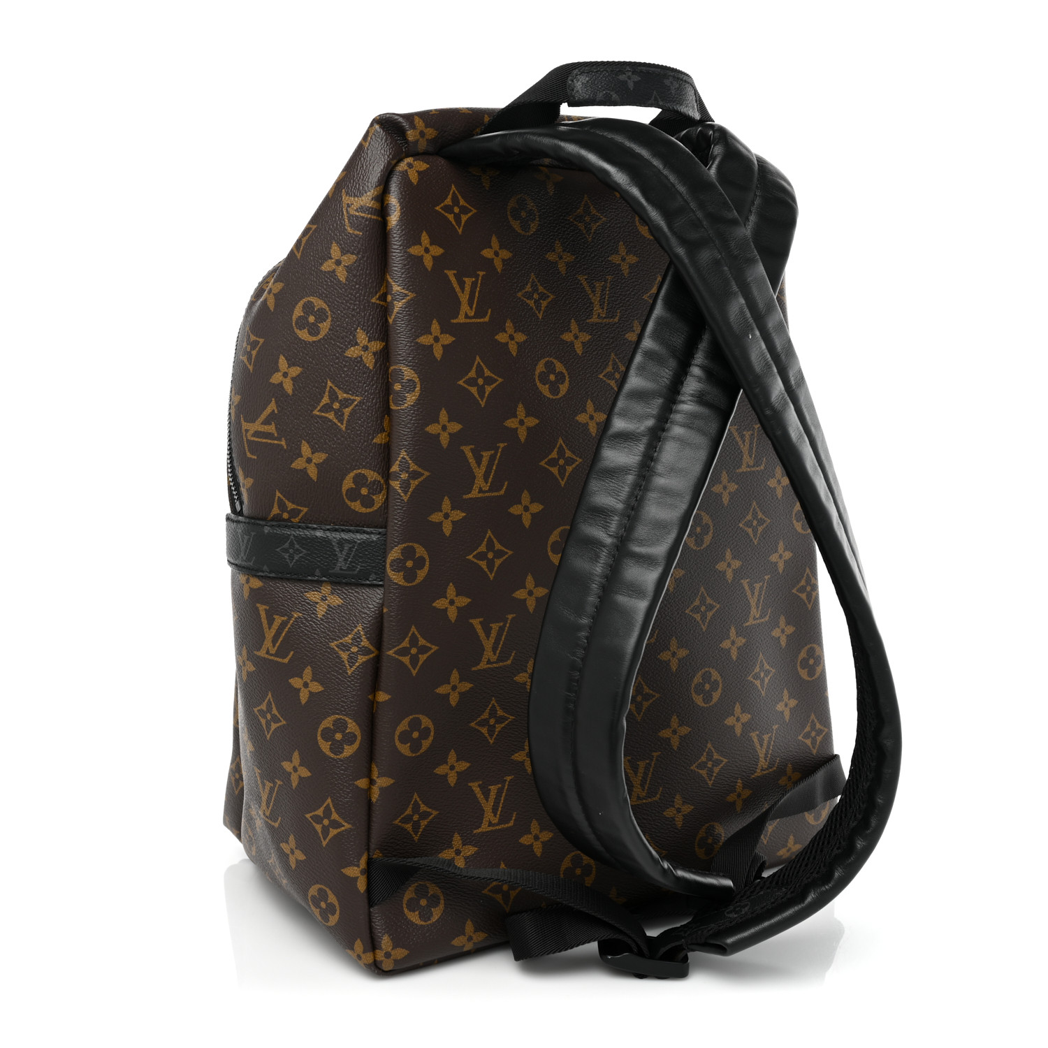 Louis Vuitton Monogram Classic LV Rubber Discovery MM Brown Canvas Unisex Daypack M57965