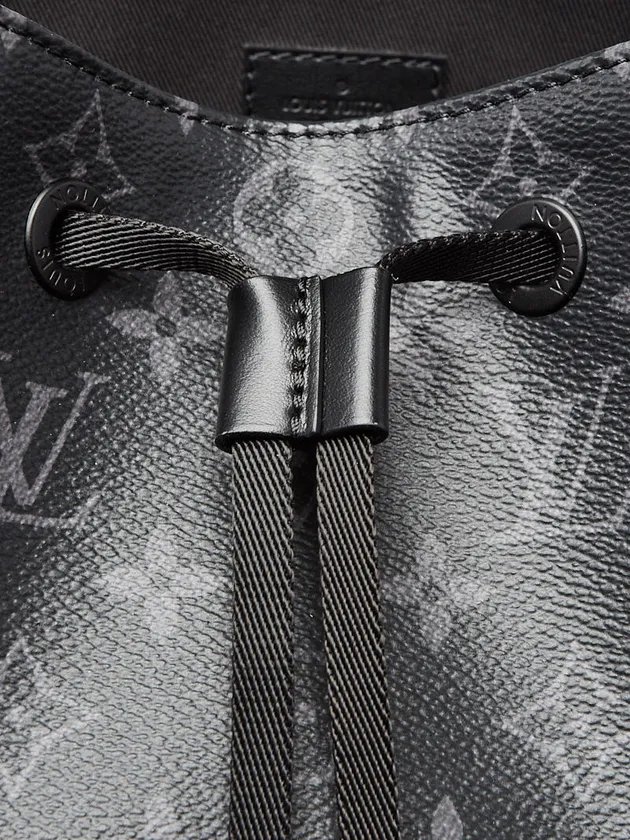 Louis Vuitton Monogram Classic Eclipse Trio MM Black Canvas Men Daypack M45538