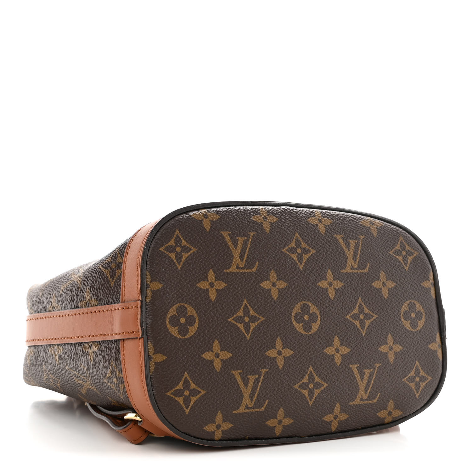 Louis Vuitton Monogram Classic Dauphine Reverse PM Brown Canvas Women Daypack M45142