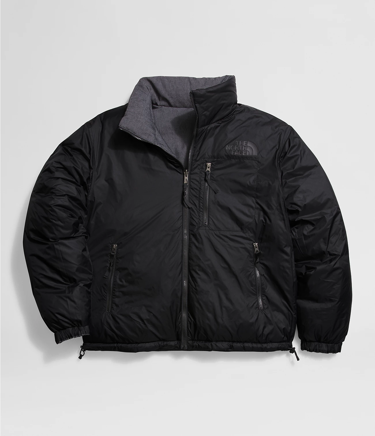 The North Face 1992 리버시블 눕트시 블랙 구스다운 유니섹스 패디드 재킷 Nf0a831i
