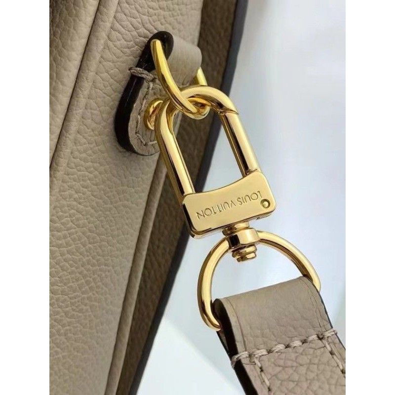 Louis Vuitton Monogram Empreinte Pochette Metis Classic Coffee Cowhide Women Messenger Shoulder Bag M21359