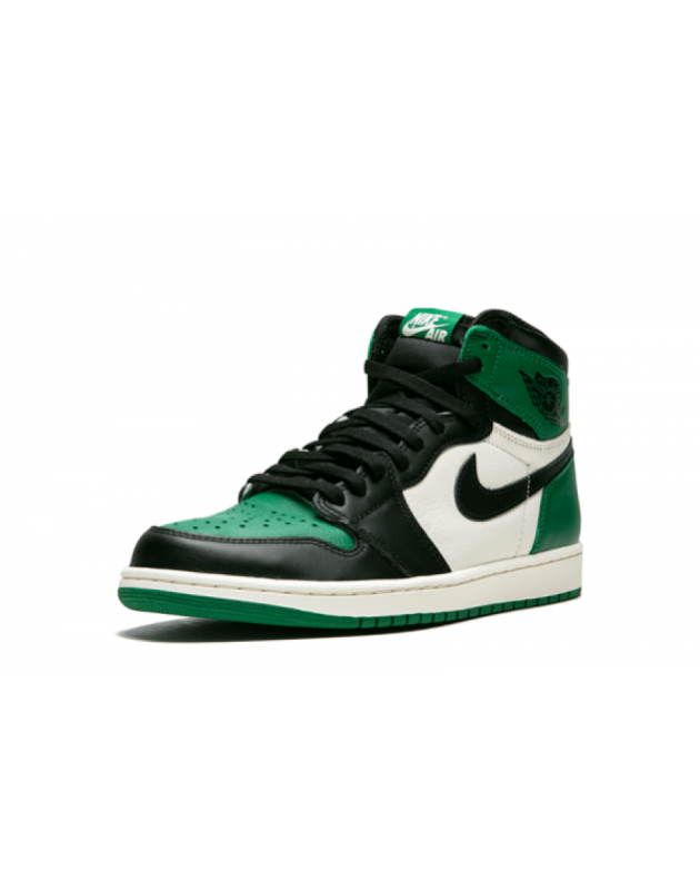 Giày bóng rổ Jordan Air Jordan 1 Retro High 2018 đế cao su da màu xanh lá cây thông 555088-302
