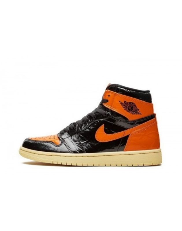 Jordan Air Jordan 1 Retro High 2019 Shattered Backboard 3.0 Leather Rubber Sole Basketball Sneakers 555088-028