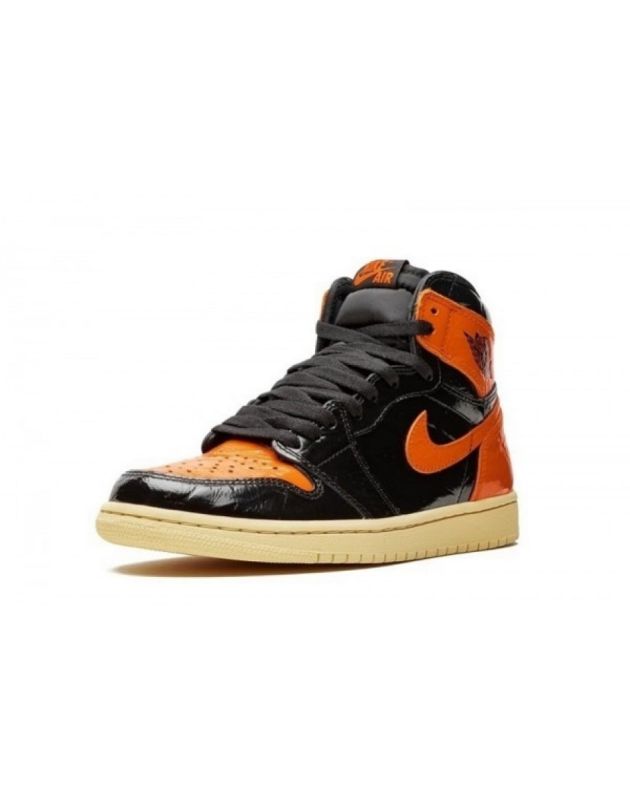 Jordan Air Jordan 1 Retro High 2019 Shattered Backboard 3.0 Leather Rubber Sole Basketball Sneakers 555088-028