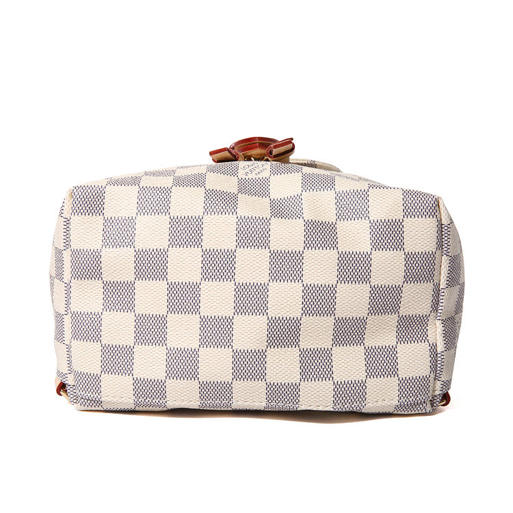 Louis Vuitton Damier Azur Sperone Natural BB Beige Canvas Women Backpack N44026