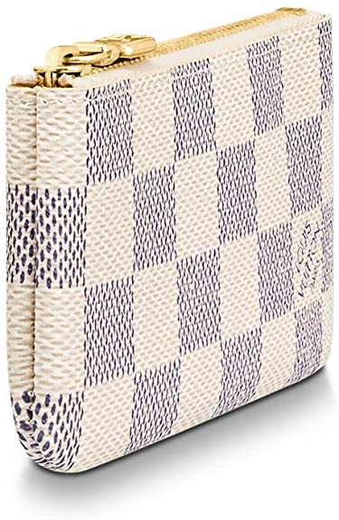 Beg Kunci Louis Vuitton Damier Azur BB Kanvas Beige Beg Tangan Wanita N62659