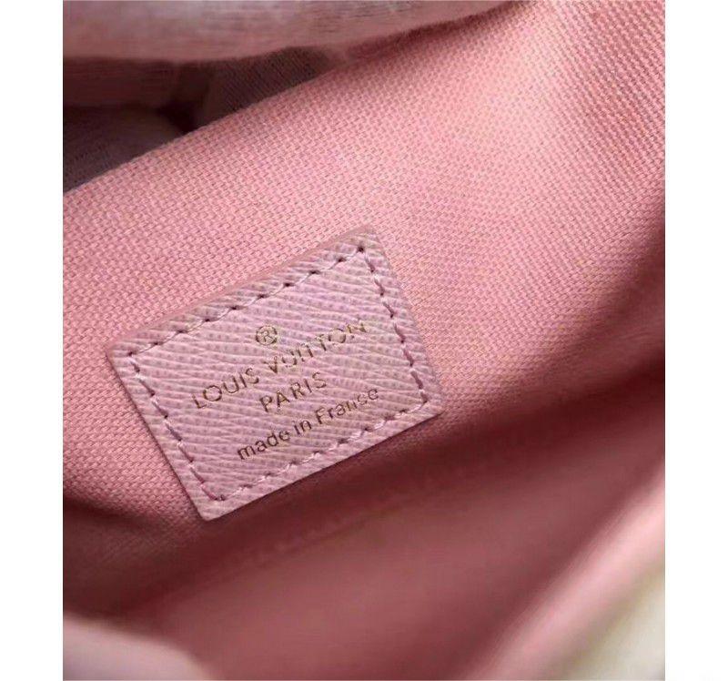 Louis Vuitton Damier Azur Pochette Felicie PM Beige Canvas Women Satchel Purses N63106