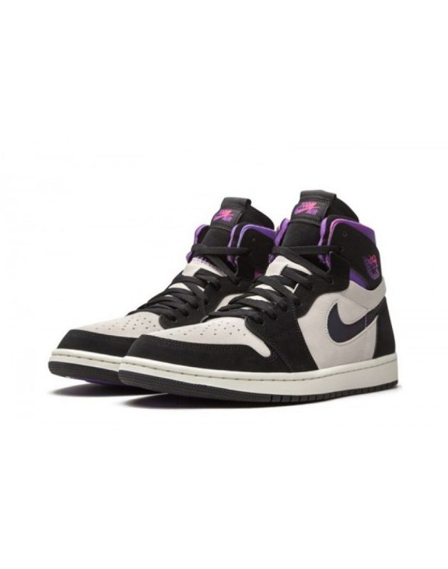 Jordan Air Jordan 1 High Zoom Air CMFT 2021 PSG Paris Saint-Germain Durabuck Rubber Sole Basketball Sneakers DB3610-105