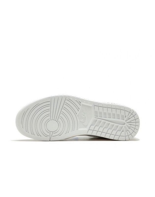 Jordan Air Jordan 1 Retro High 2018 Off-White White Leather Rubber Sole Basketball Sneakers AQ0818-100