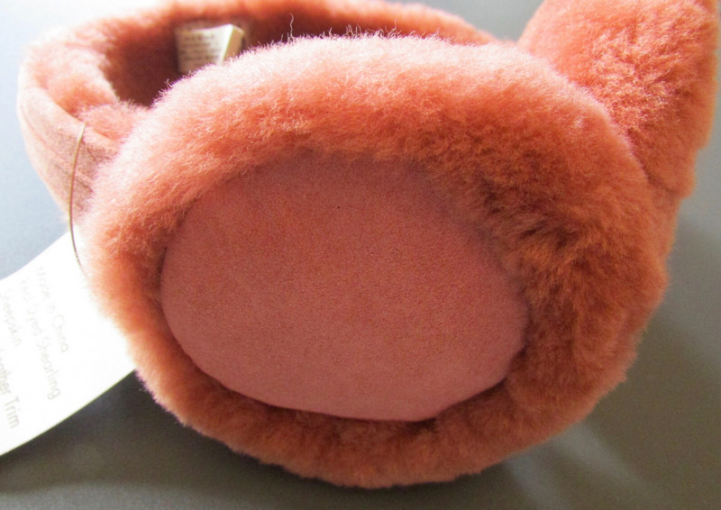 UGG Classic Double U Logo Pink Shearling Women Headband Earmuff U1023