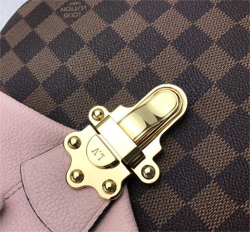 Louis Vuitton Damier Ebene Clapton PM Brown Canvas Women Backpack Bag N42262