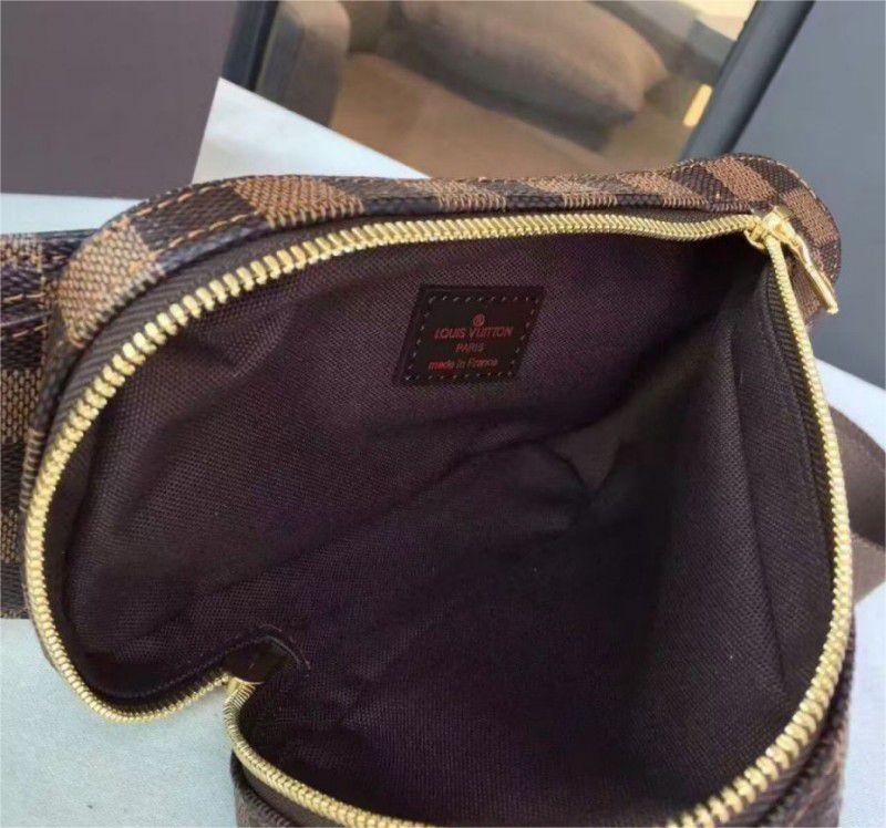 Louis Vuitton Damier Ebene Guonimos PM Brown Canvas Women Belt Bag N51994