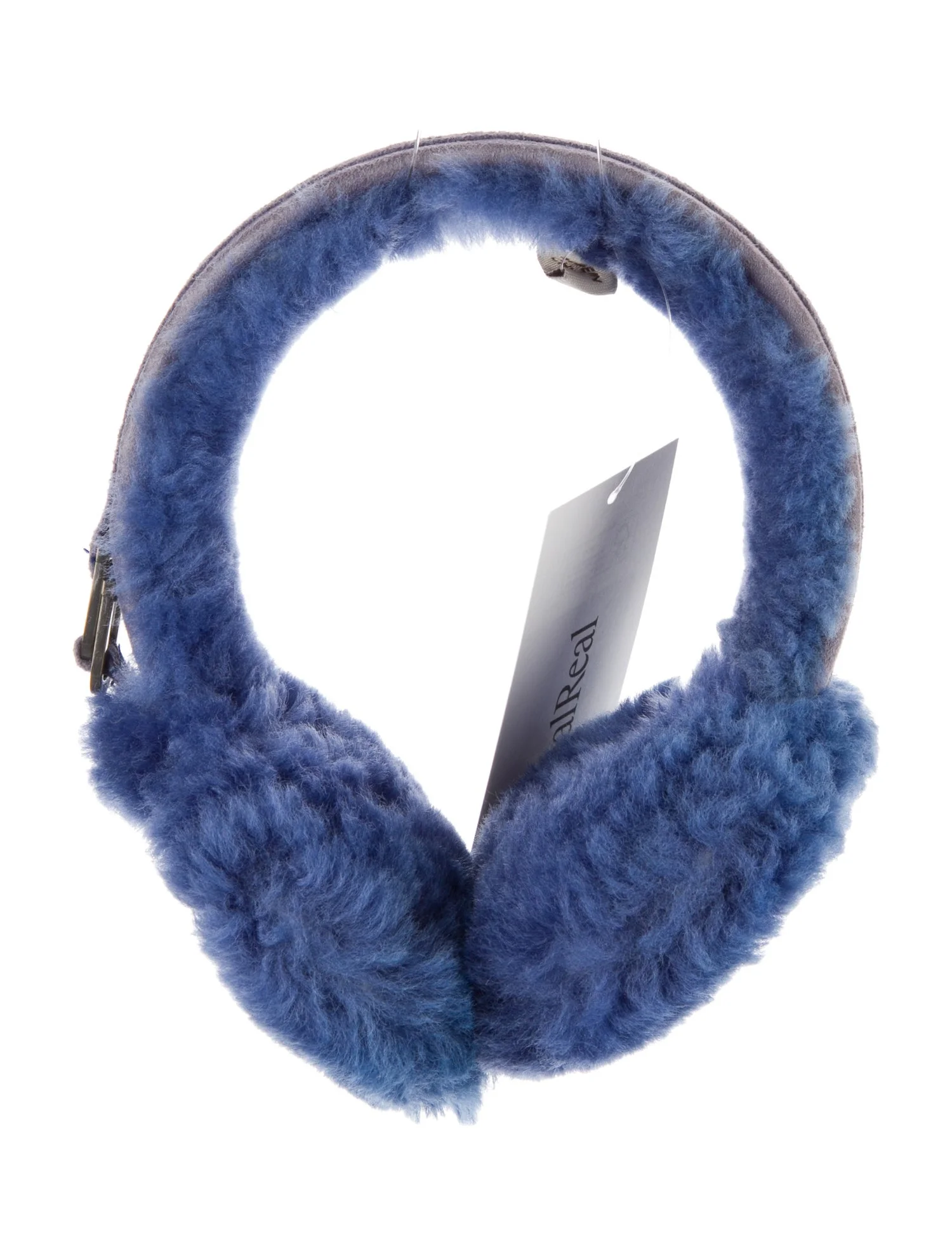 UGG Classic Double U Logo Peacock Blue Shearling Women Headband Earmuff U1023
