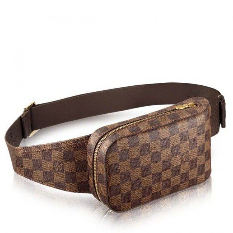 Louis Vuitton Damier Ebene Guonimos PM Brown Canvas Women Belt Bag N51994