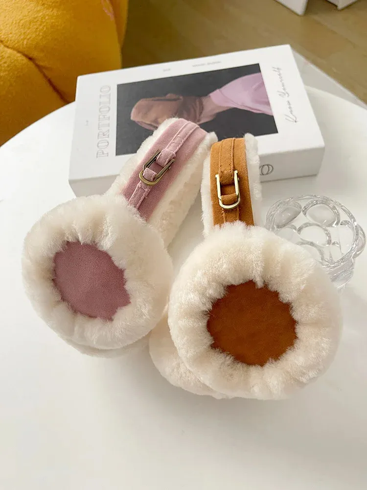 UGG Classic Double U Logo Chestnut Shearling Women Headband Earmuff U1023