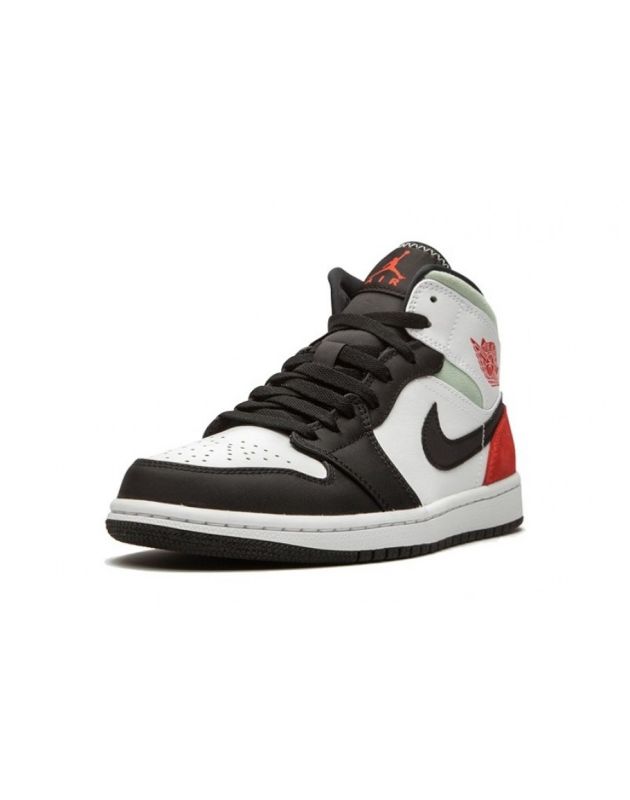 Jordan Air Jordan 1 Mid 2020 SE Union Black Toe Suede Leather Rubber Sole Basketball Sneakers 852542-100