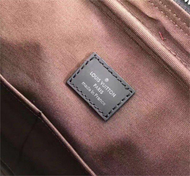 Louis Vuitton Damier Ebene Porte Documents Voyage PM Brown Canvas Women Business Shoulder Bag N41466