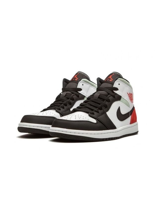 Jordan Air Jordan 1 Mid 2020 SE Union Black Toe Suede Leather Rubber Sole Basketball Sneakers 852542-100