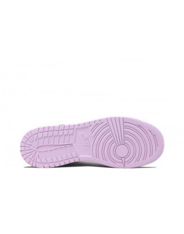 Jordan Air Jordan 1 Mid 2016 Pro Purple Desert Sand Leather Rubber Sole Basketball Sneakers 555112-500