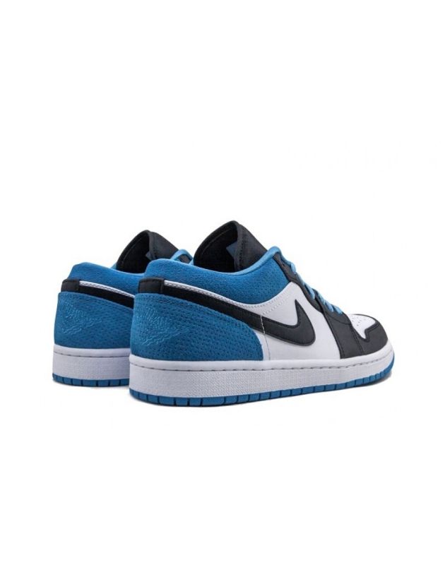 Jordan Air Jordan 1 Low 2020 Laser Blue Leather Rubber Sole Basketball Sneakers CK3022-004