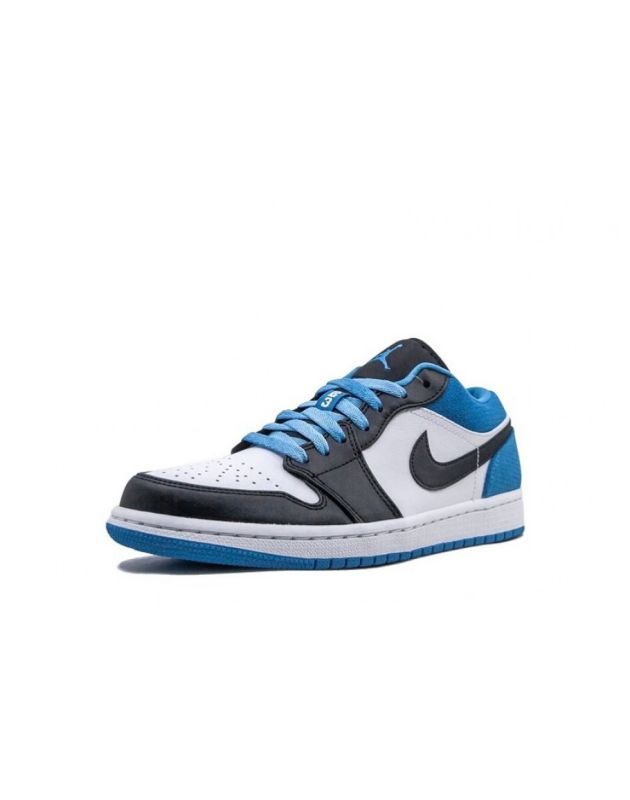Jordan Air Jordan 1 Low 2020 Laser Blue Leather Rubber Sole Basketball Sneakers CK3022-004
