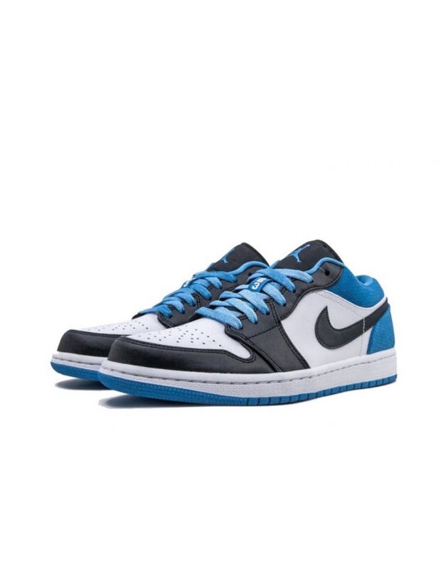Jordan Air Jordan 1 Low 2020 Laser Blue Leather Rubber Sole Basketball Sneakers CK3022-004