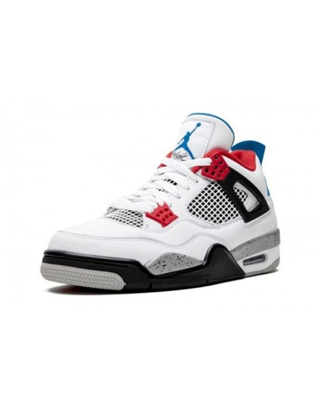 Jordan Air Jordan 4 Retro 2019 What The Leather Rubber Sole Basketball Sneakers CI1184-146