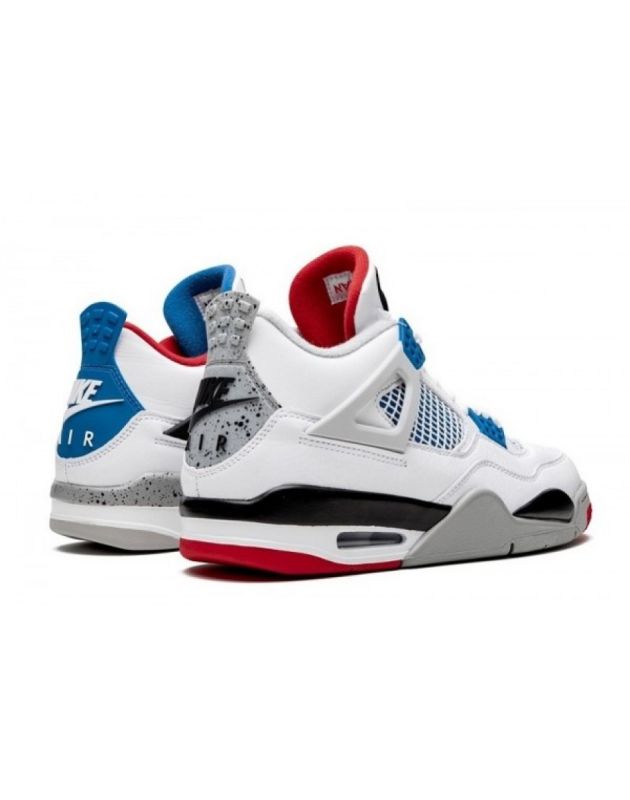 Jordan Air Jordan 4 Retro 2019 What The Leather Rubber Sole Basketball Sneakers CI1184-146