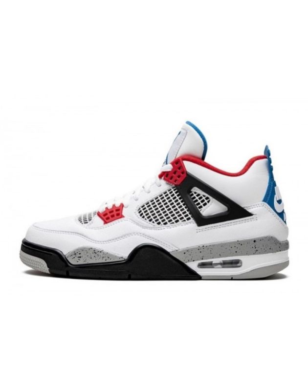 Jordan Air Jordan 4 Retro 2019 What The Leather Rubber Sole Basketball Sneakers CI1184-146