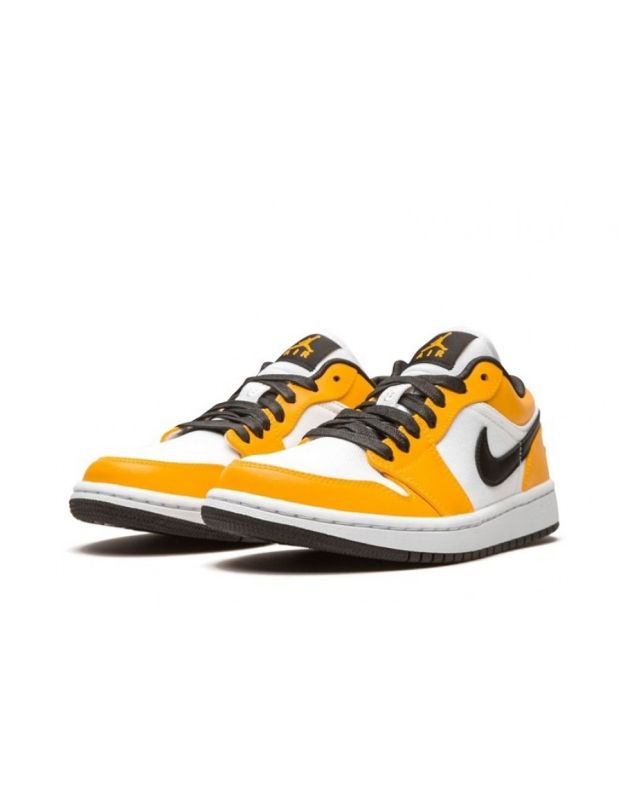 Jordan Air Jordan 1 Low 2020 Laser Orange Leather Rubber Sole Basketball Sneakers CZ4776-107